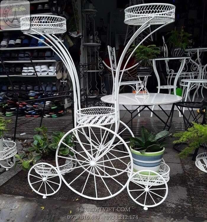 kệ sắt sân vườn - Hình 3