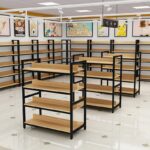 kệ sắt showroom