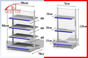 kệ sắt theo kích thước cửa hàng