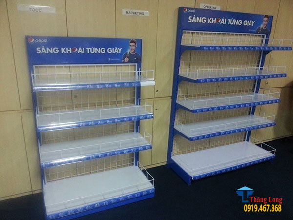 kệ sắt trưng bày đồ uống - Hình 3