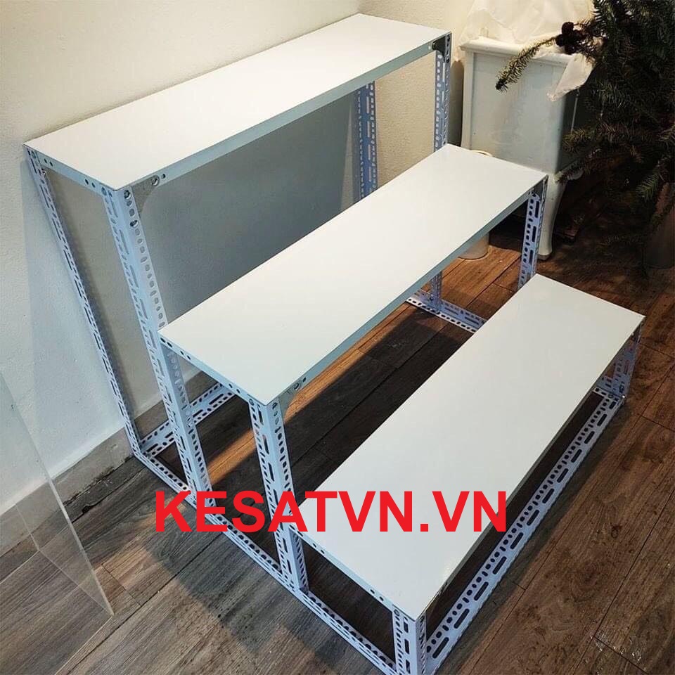kệ sắt v lỗ 3 tầng - Hình 4