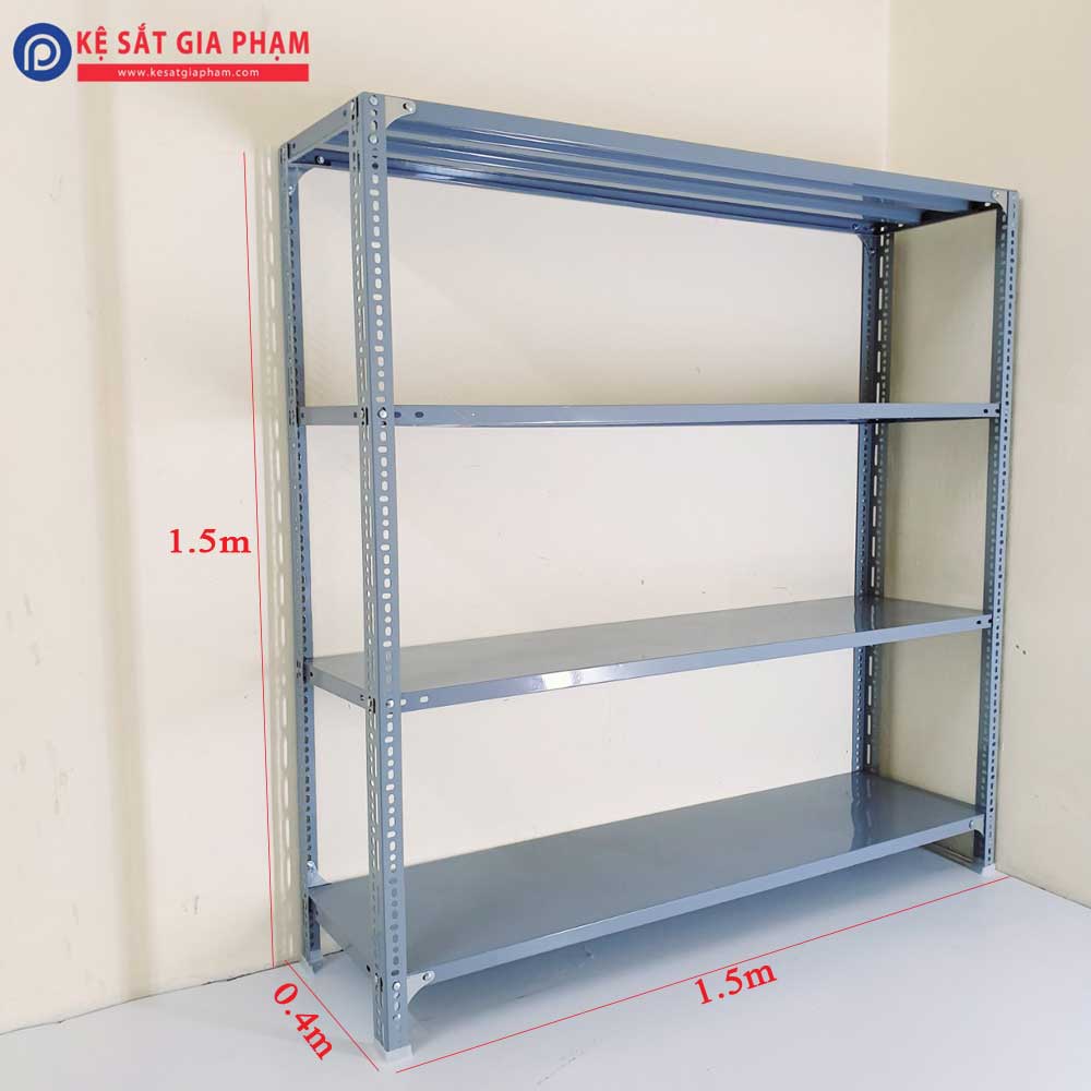 kệ sắt v lỗ 4 tầng - Hình 3