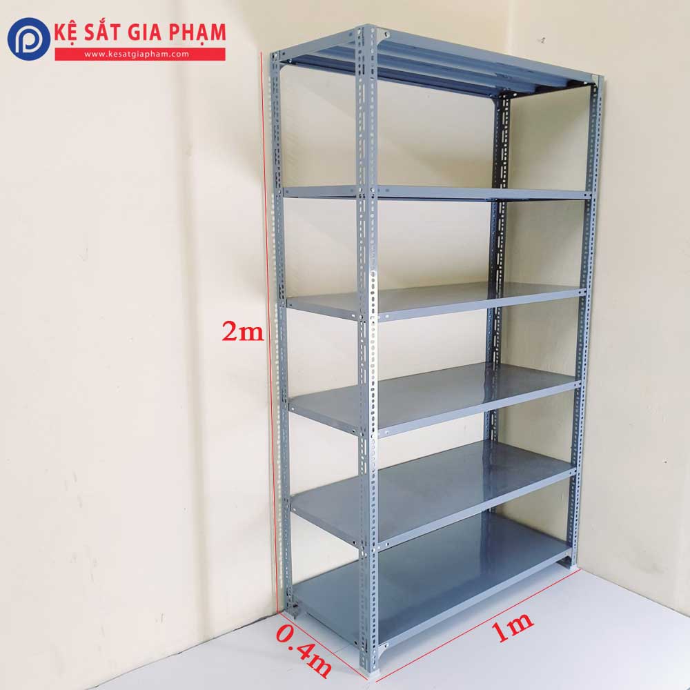 kệ sắt v lỗ 6 tầng - Hình 3