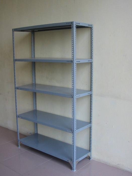 kệ sắt v lỗ để hàng - Hình 5