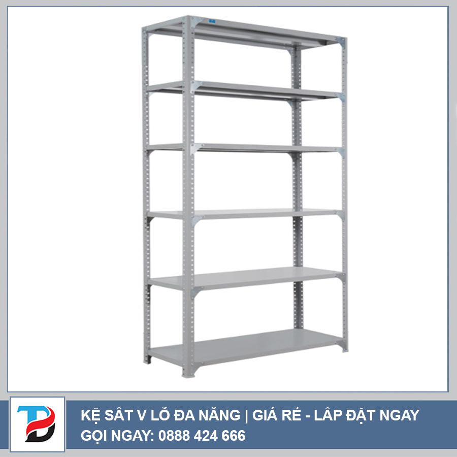 kệ sắt v lỗ giá rẻ - Hình 3