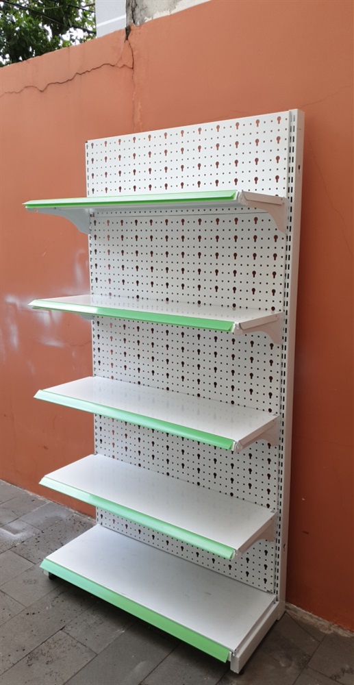 kệ siêu thị tôn đục lỗ - Hình 3