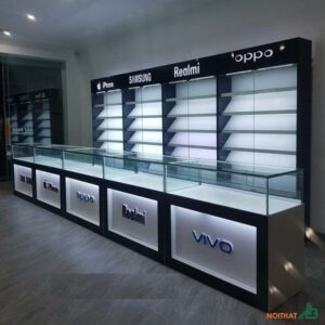 kệ trưng bày điện thoại