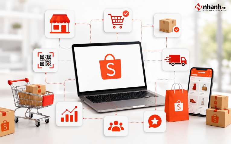 kết hợp bán hàng shopee và cửa hàng - Hình 2