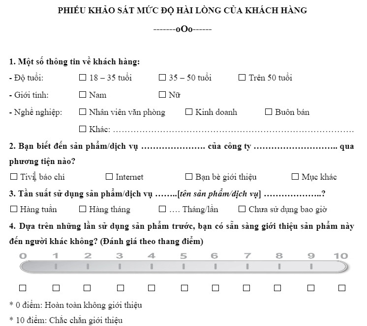 khảo sát nhu cầu khách hàng khu vực - Hình 2