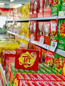khuyến mãi Tết cho cửa hàng tạp hóa