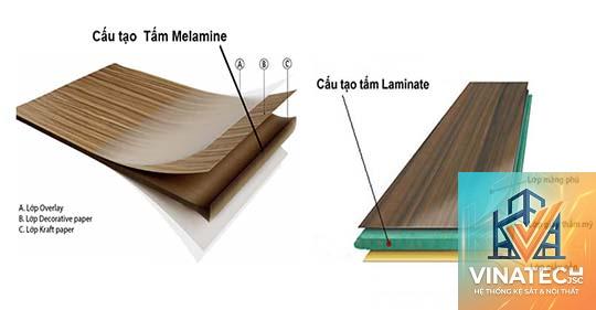 laminate và melamine