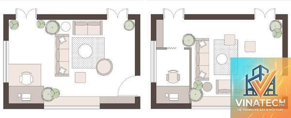 living room layout là gì