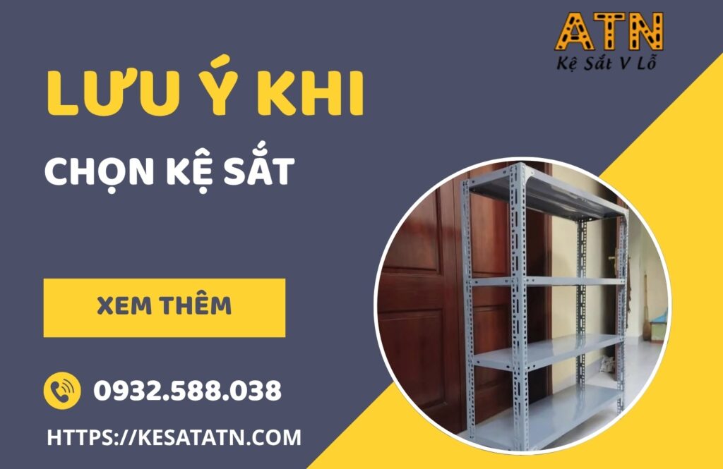lưu ý khi mua kệ sắt
