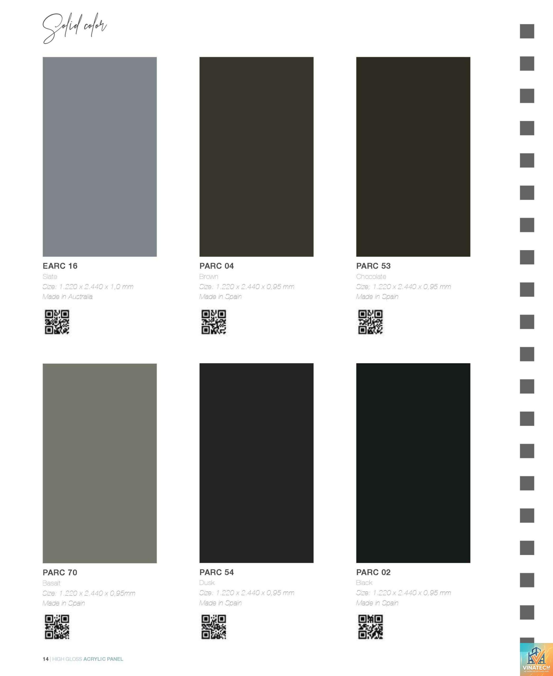 màu đơn sắc acrylic - Hình 5