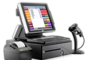 máy tính tiền cửa hàng tạp hóa
