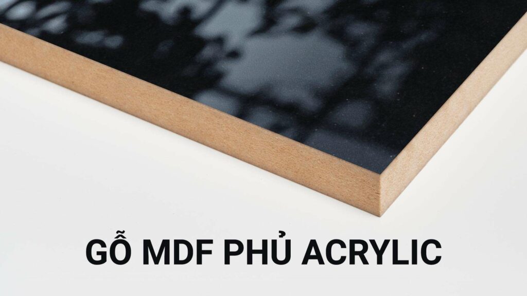 mdf phủ acrylic
