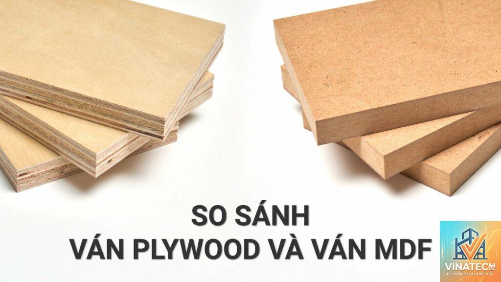 mdf và plywood
