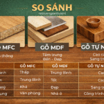 MFC và gỗ tự nhiên: So sánh toàn diện giúp bạn chọn vật liệu nội thất thông minh mfc và gỗ tự nhiên