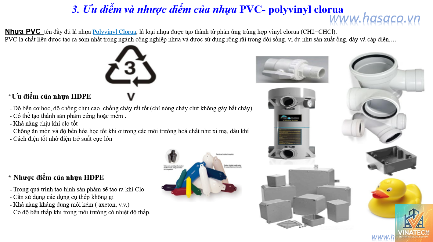 nhược điểm nhựa pvc - Hình 1