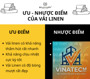 nhược điểm vải linen