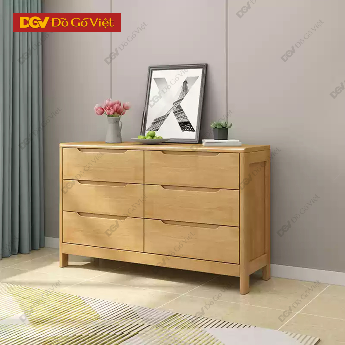 nội thất gỗ cao su - Hình 5