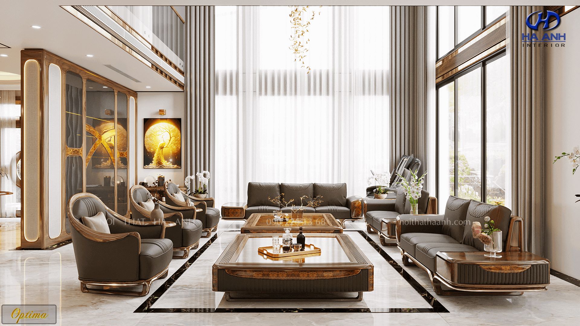 nội thất gỗ óc chó - Hình 3