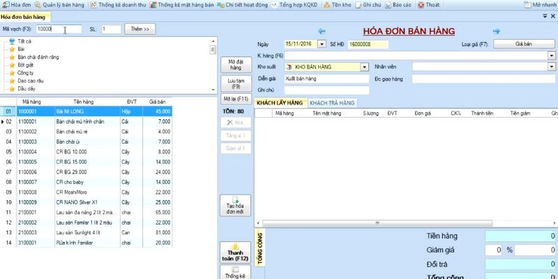 phần mềm quản lý cửa hàng tạp hóa - Hình 2