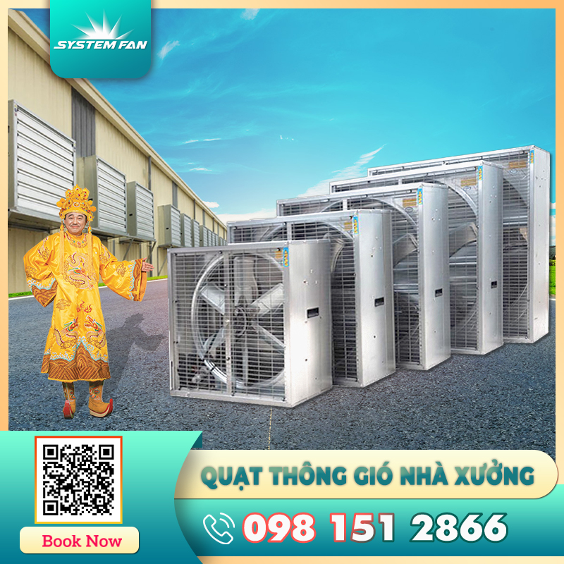 quạt mát và thông gió cửa hàng - Hình 4