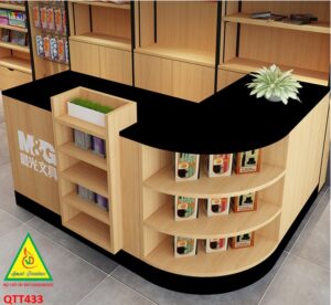 quầy thu ngân siêu thị mini