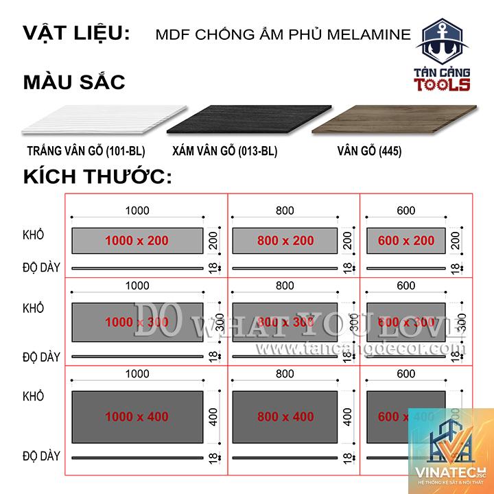 quy cách tấm mdf - Hình 1