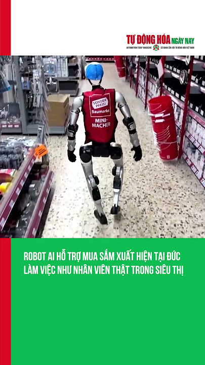robot hỗ trợ trong siêu thị mini - Hình 1