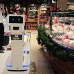 Robot hỗ trợ trong siêu thị mini: Giải pháp thông minh cho bán lẻ hiện đại Robot hỗ trợ trong siêu thị mini: Giải pháp thông minh cho bán lẻ hiện đại
