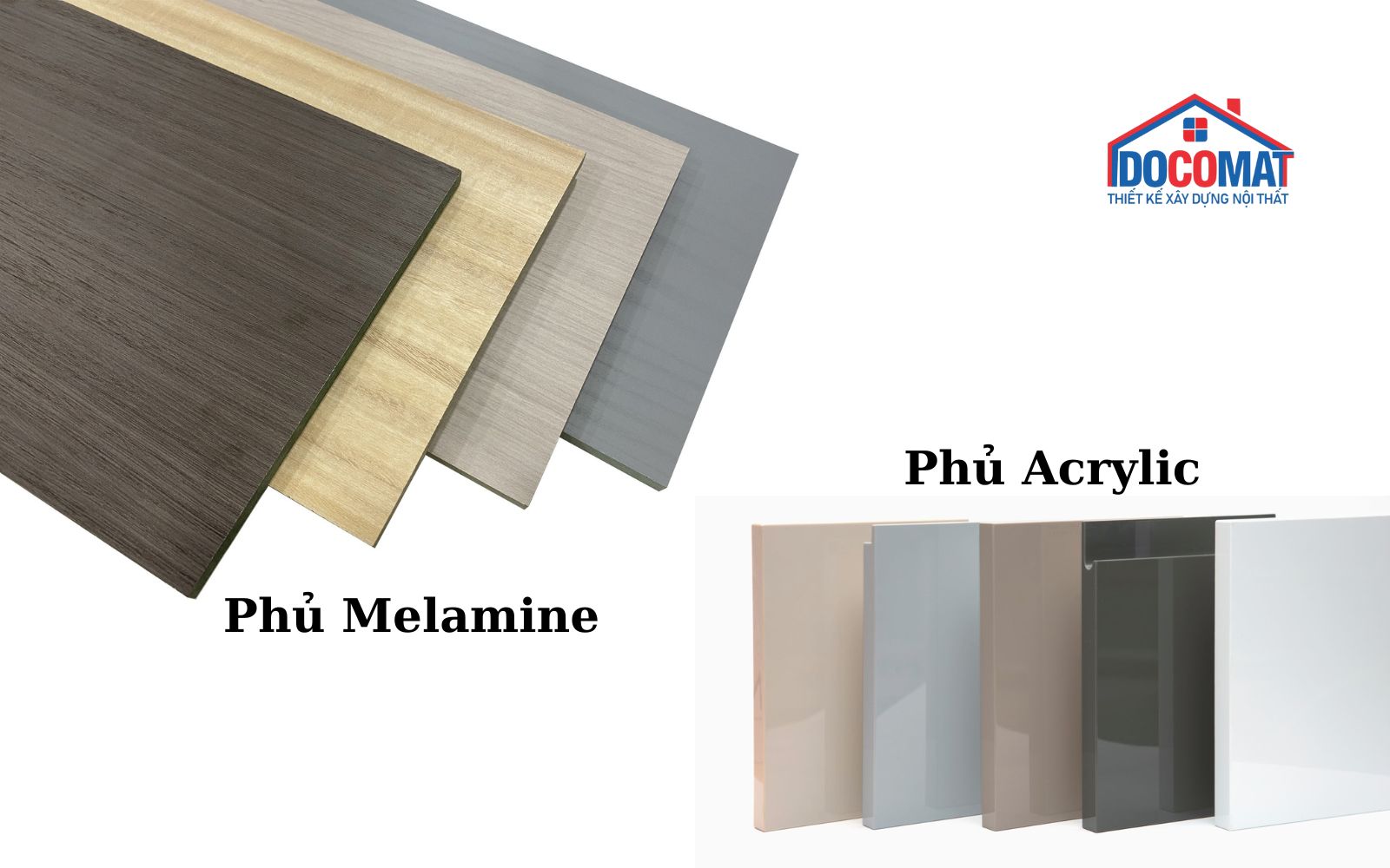 so sánh acrylic và melamine - Hình 4