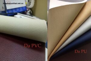 so sánh da pu và da pvc