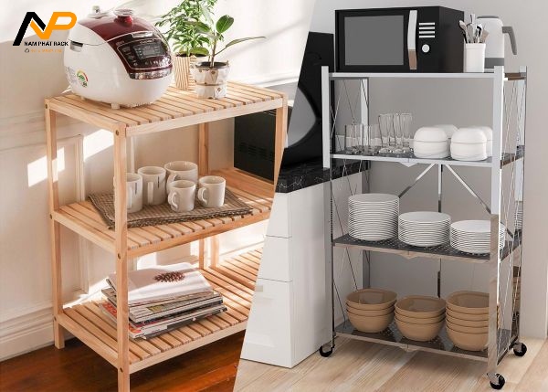 so sánh kệ sắt và kệ gỗ - Hình 4