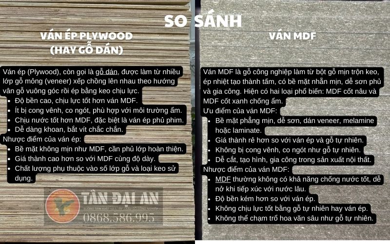 so sánh mdf và gỗ tự nhiên - Hình 5