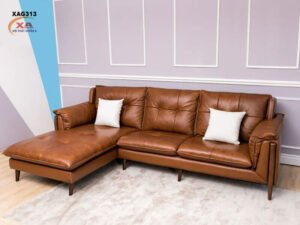 sofa da thật