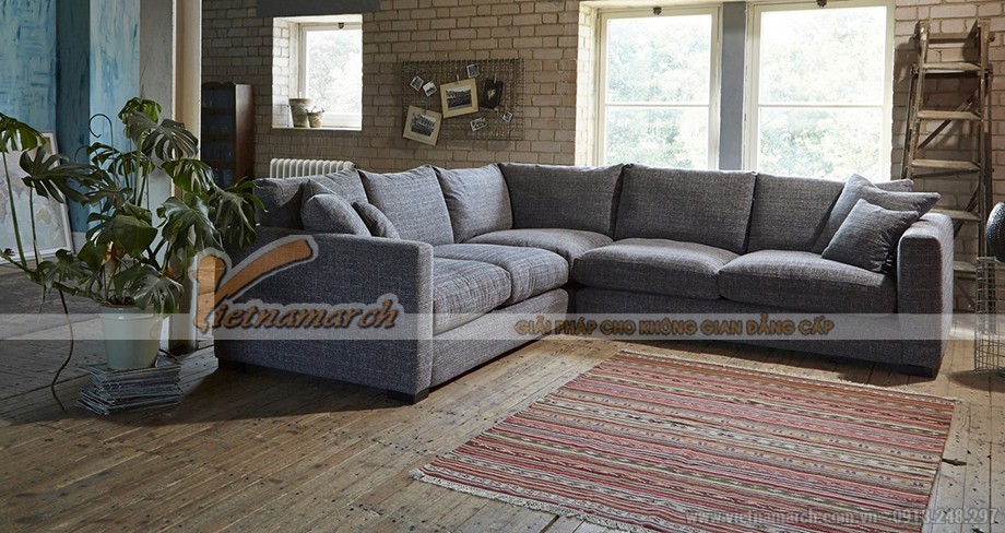 sofa vải linen - Hình 4