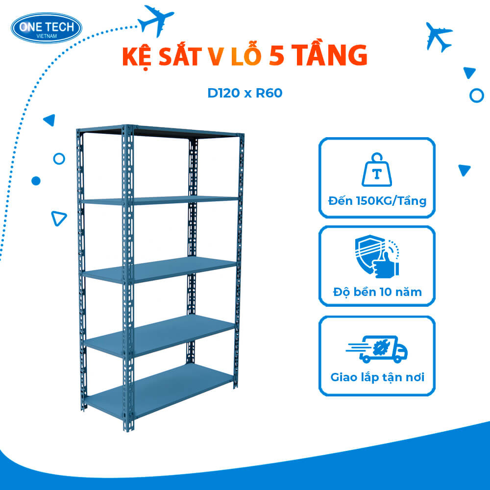tải trọng kệ sắt v lỗ - Hình 1