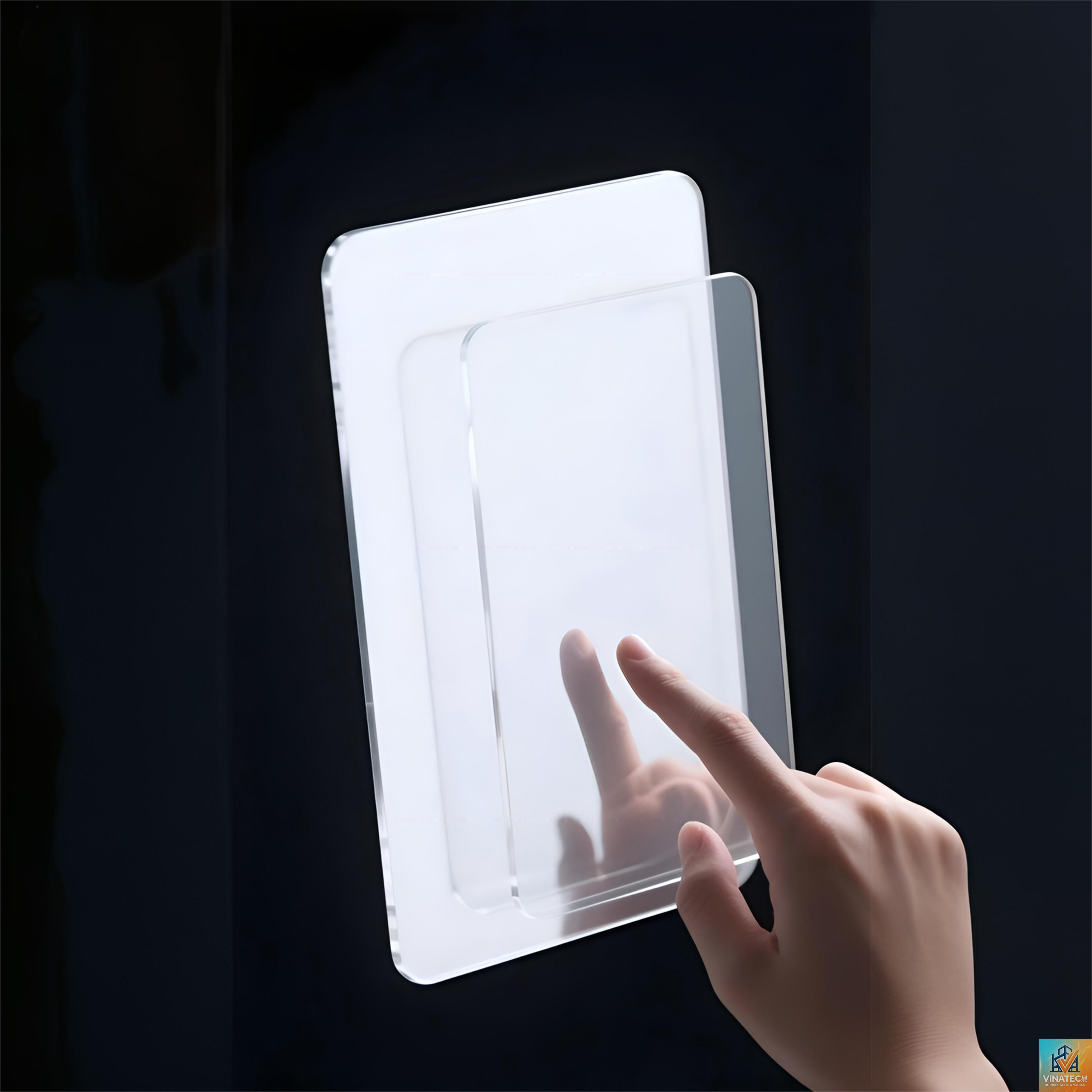 tấm acrylic chống bám vân tay - Hình 2
