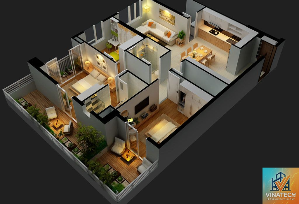 thiết kế 3d nội thất là gì