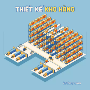 thiết kế kệ kho hàng