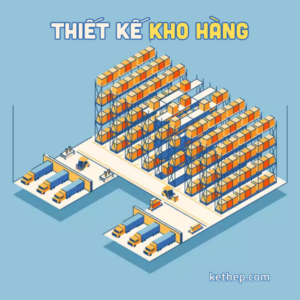 thiết kế kho hàng sau cửa hàng