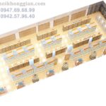 Thiết kế tổng thể nội thất siêu thị mini – Bí quyết tối ưu không gian và gia tăng lợi nhuận thiết kế tổng thể nội thất siêu thị mini