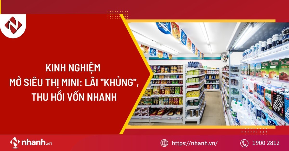thời gian hoàn vốn siêu thị mini - Hình 3