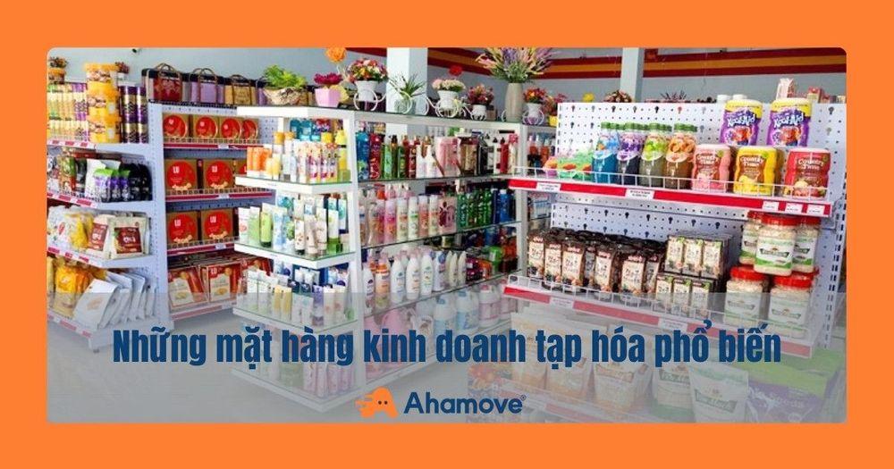 top 50 mặt hàng bán chạy nhất tạp hóa