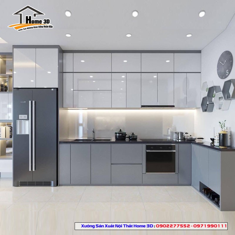 tủ bếp acrylic - Hình 5