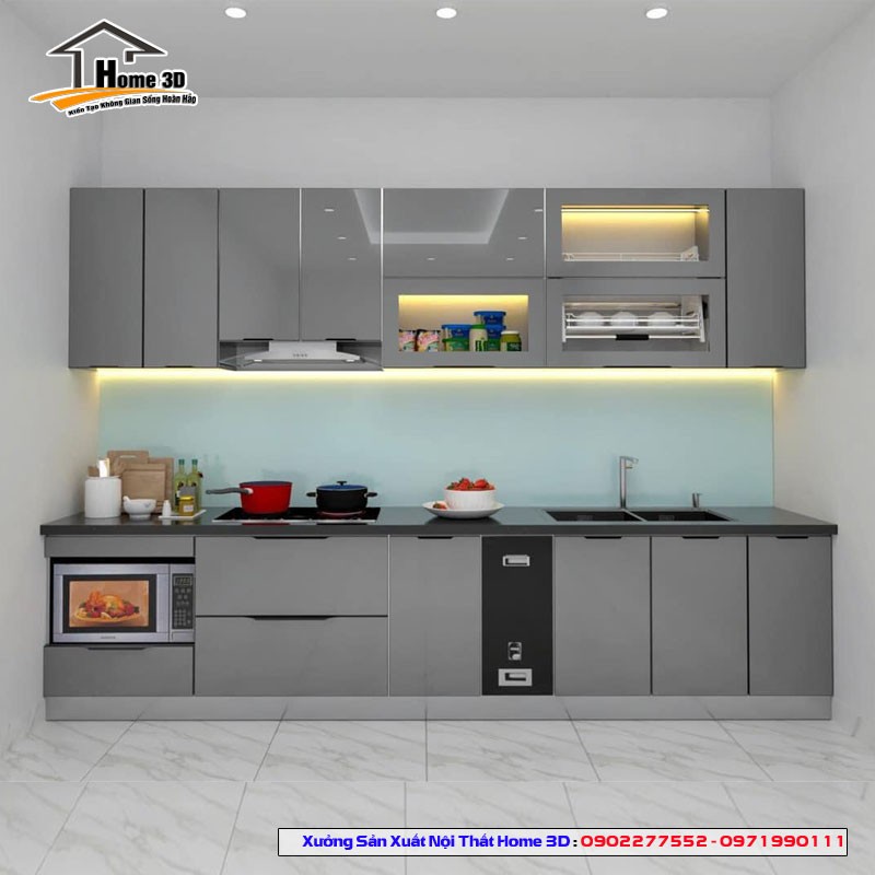 tủ bếp inox - Hình 4