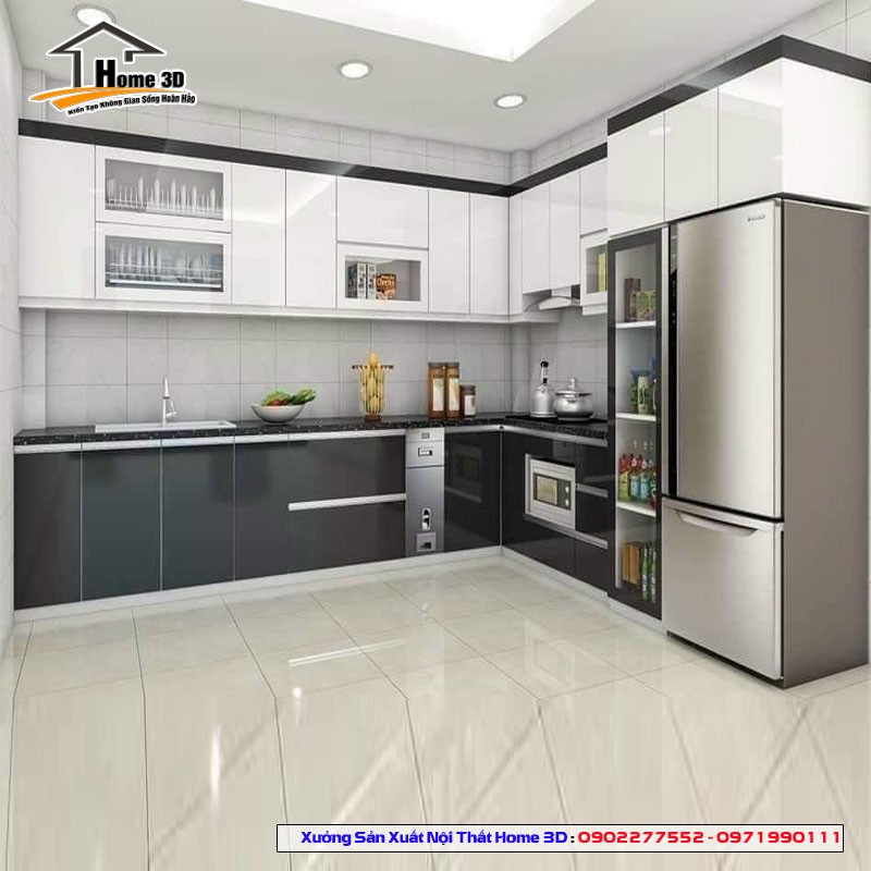 tủ bếp inox - Hình 1