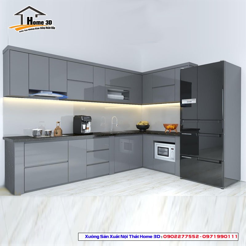 tủ bếp laminate - Hình 2